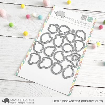 Mama Elephant Creative Cuts - Little Boo Agenda